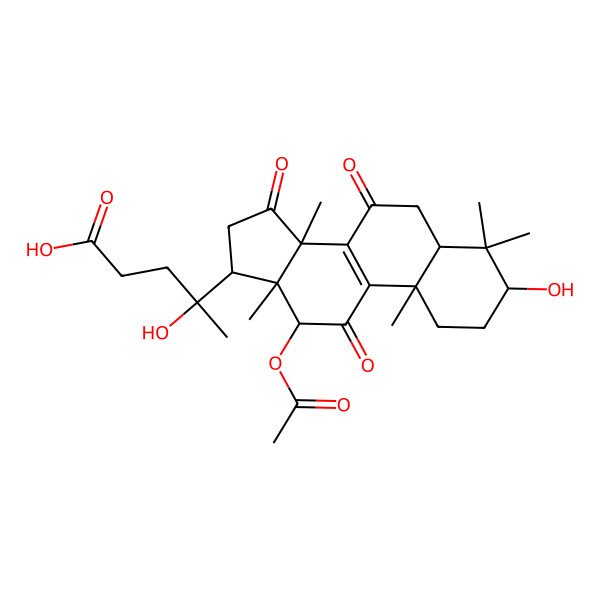 2D Structure of 20-hydroxylucidenic acid E2