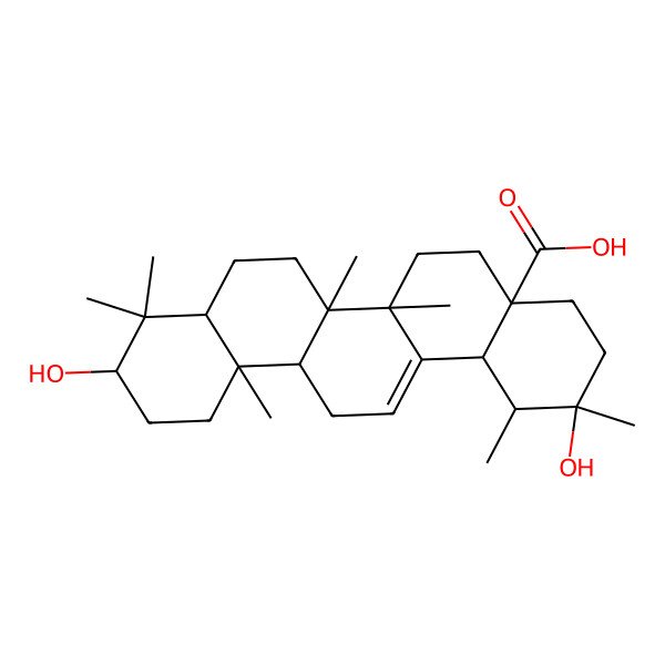 2D Structure of 20B-hydroxyursolic acid 2D Structure of 20B-hydroxyursolic acid
