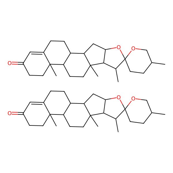 2D Structure of (20S,22R,25R)-Spirost-4-en-3-one