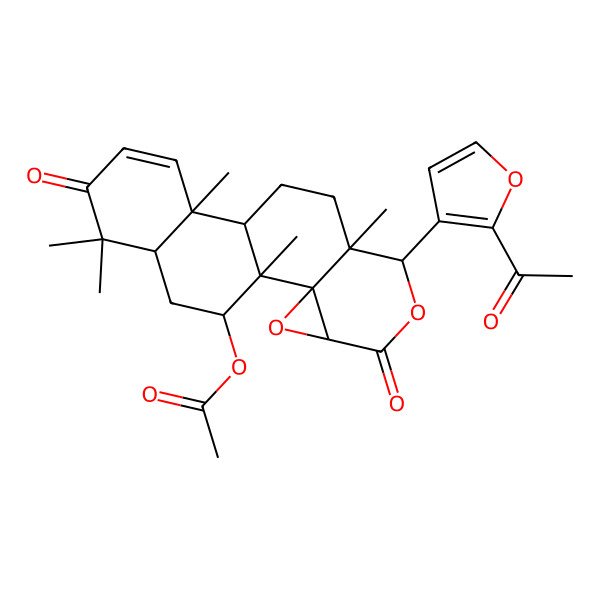 2D Structure of 21-Acetylgedunin