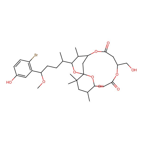 2D Structure of 21-Bromooscillatoxin A