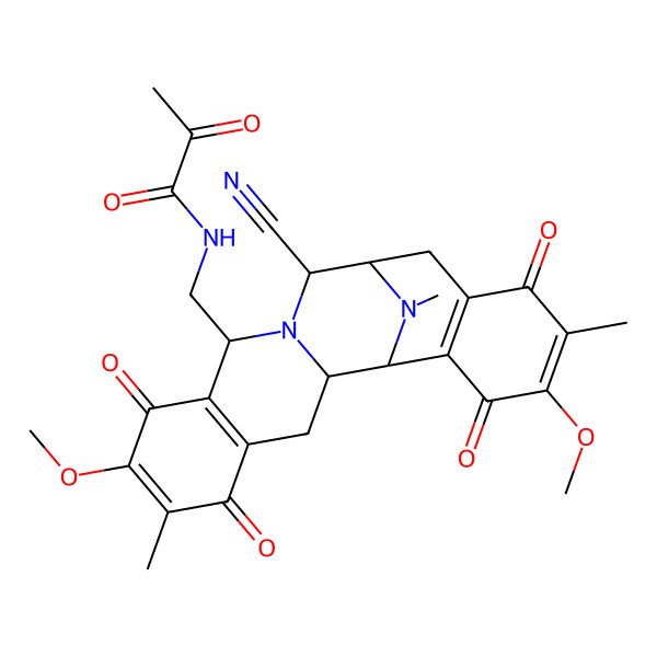 2D Structure of 21-Cyanosaframycin-B