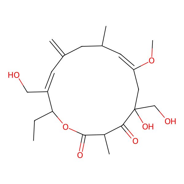 2D Structure of 21-Hydroxyrustmicin