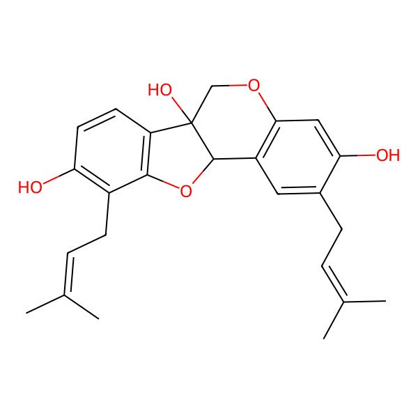 2D Structure of 2,10-Di-(gamma,gamma-dimethylallyl)-glycinol 2D Structure of 2,10-Di-(gamma,gamma-dimethylallyl)-glycinol