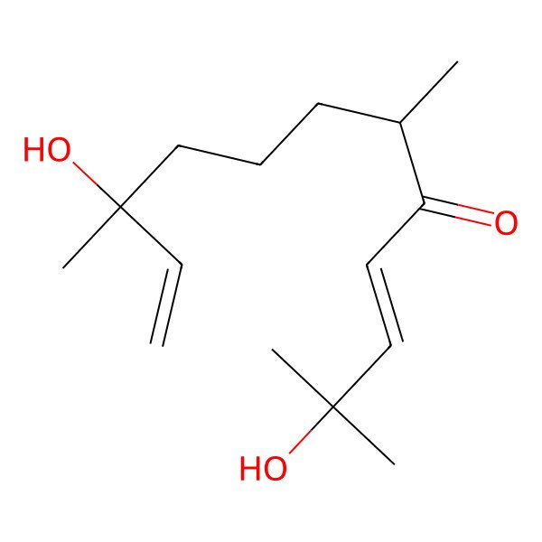 2D Structure of 2,10-Dihydroxy-2,6,10-trimethyldodeca-3,11-dien-5-one
