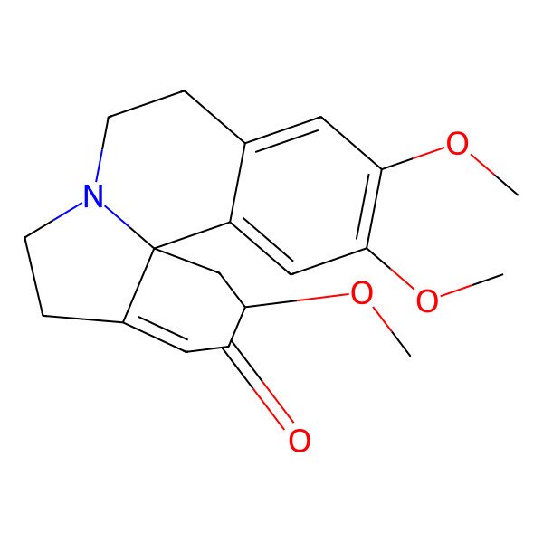 2D Structure of 2,11,12-Trimethoxy-1,2,5,6,8,9-hexahydroindolo[7a,1-a]isoquinolin-3-one