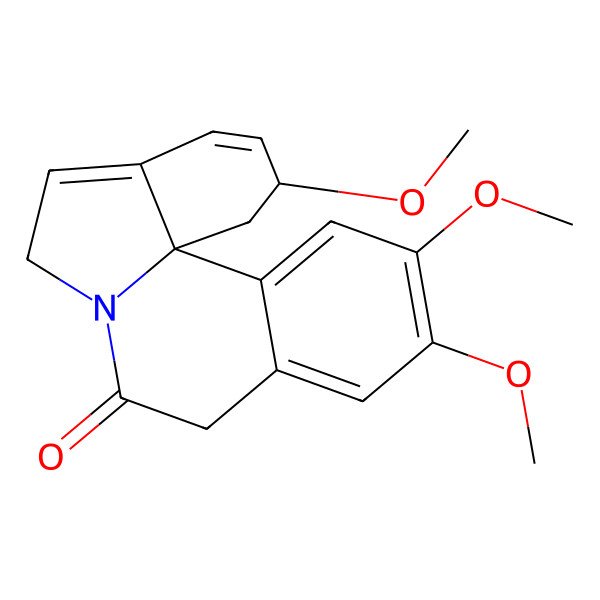 2D Structure of 2,11,12-Trimethoxy-1,2,6,9-tetrahydroindolo[7a,1-a]isoquinolin-8-one