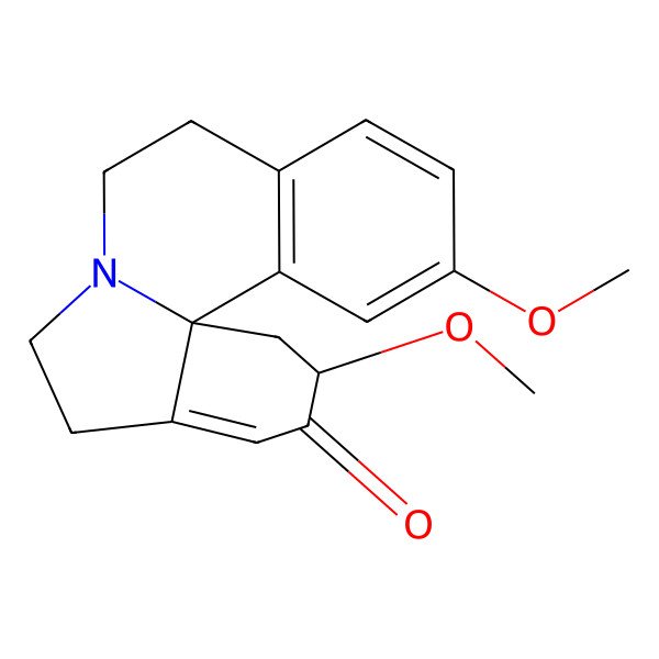 2D Structure of 2,12-Dimethoxy-1,2,5,6,8,9-hexahydroindolo[7a,1-a]isoquinolin-3-one