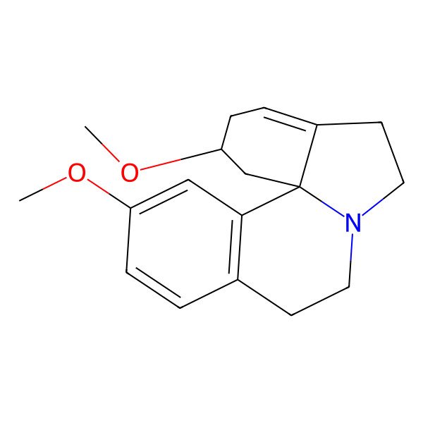 2D Structure of 2,12-dimethoxy-2,3,5,6,8,9-hexahydro-1H-indolo[7a,1-a]isoquinoline
