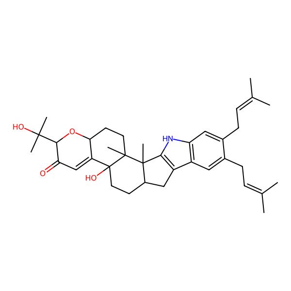 2D Structure of 21,22-Diprenylpaxilline