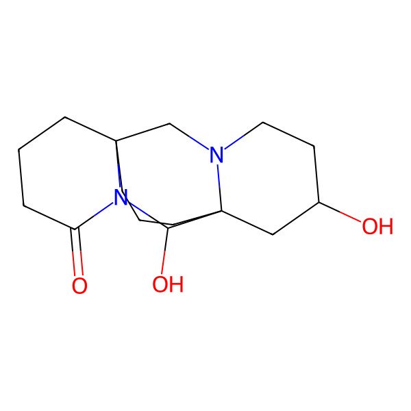2D Structure of 2,13-Dihydroxy-3,10-diazatetracyclo[6.6.3.01,10.03,8]heptadecan-4-one