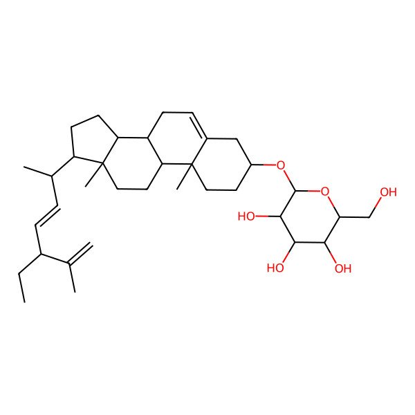 2D Structure of 22-Dehydroclerosterol glucoside 2D Structure of 22-Dehydroclerosterol glucoside