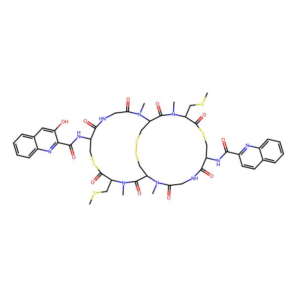 2D Structure of 22'-Deoxythiocoraline