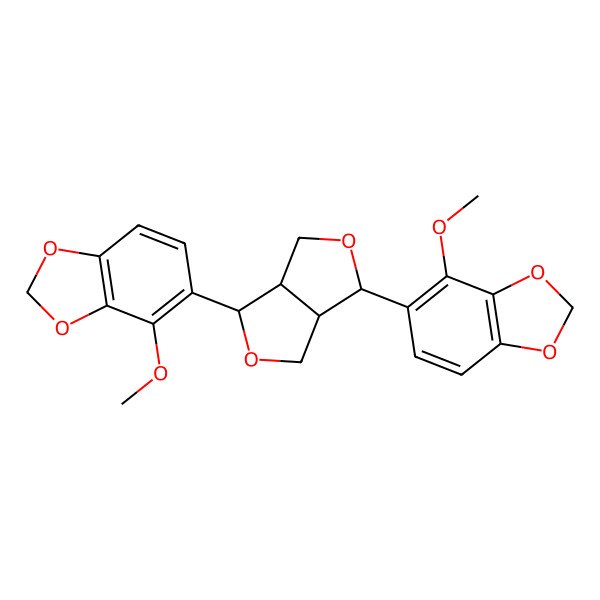 2D Structure of 2',2''-Dimethoxysesamin 2D Structure of 2',2''-Dimethoxysesamin