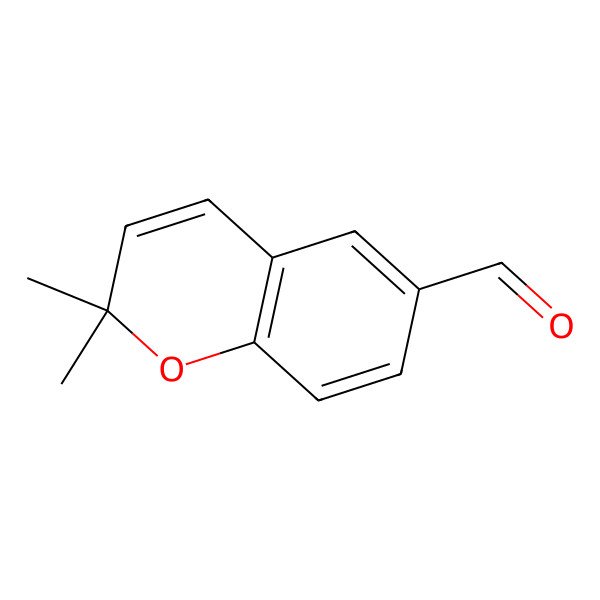 2D Structure of 2,2-Dimethyl-2H-chromene-6-carbaldehyde