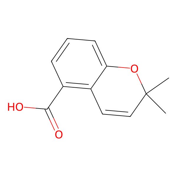 2D Structure of 2,2-Dimethylchromene-5-carboxylic acid