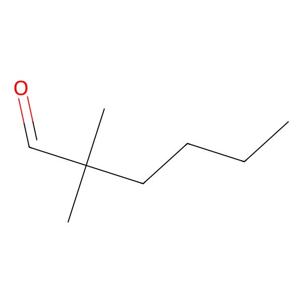 2D Structure of 2,2-Dimethylhexanal