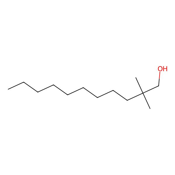 2D Structure of 2,2-Dimethylundecan-1-ol
