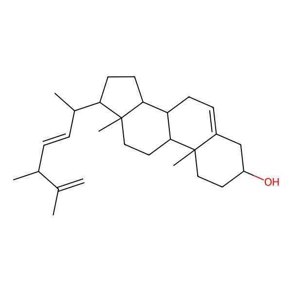2D Structure of Ergosta-5,22,25-trien-3-ol 2D Structure of Ergosta-5,22,25-trien-3-ol