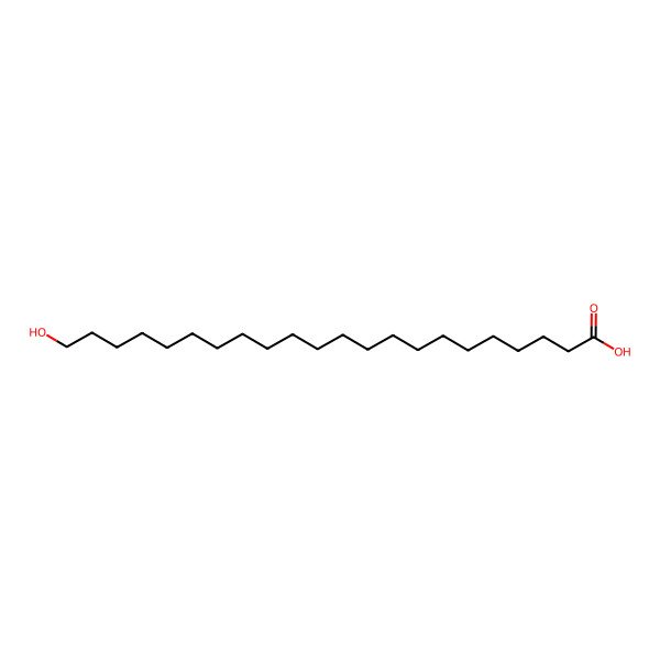 2D Structure of 22-Hydroxydocosanoic acid