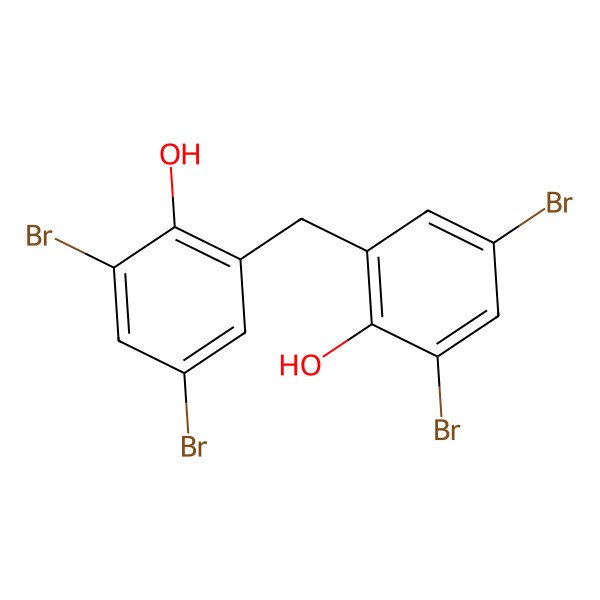 2D Structure of 2,2'-Methylenebis(4,6-dibromophenol)