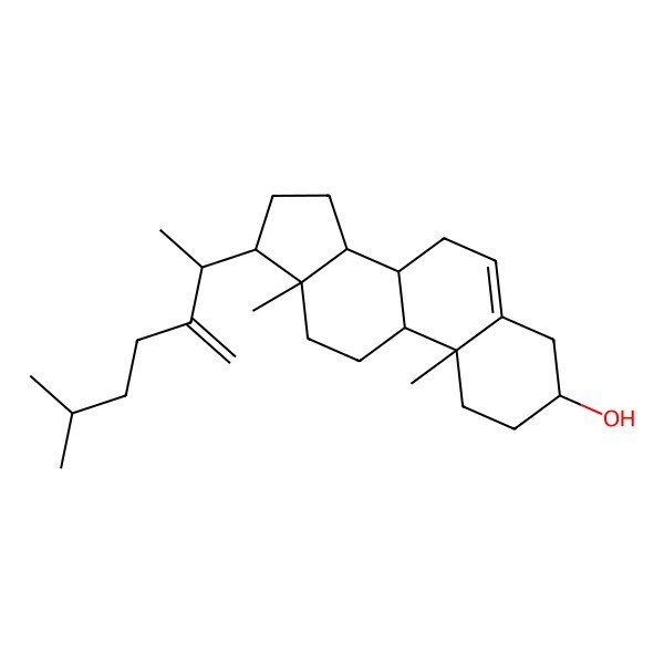 2D Structure of 22-Methylenecholesterol