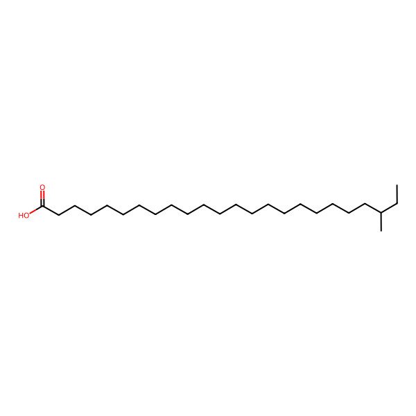 2D Structure of 22-Methyltetracosanoic acid