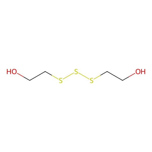2D Structure of Bis(2-hydroxyethyl) trisulfide