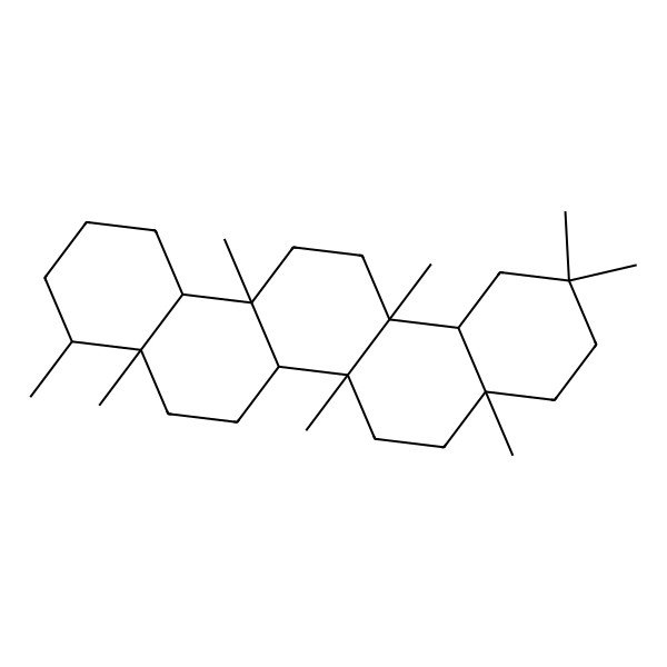 2D Structure of 2,2,4a,6a,8a,9,12b,14a-Octamethyldocosahydropicene