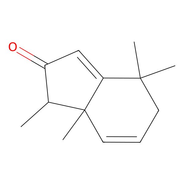 2D Structure of 1,4,4,7a-Tetramethyl-1,4,5,7a-tetrahydro-2H-inden-2-one