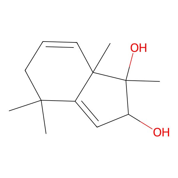 2D Structure of 2,2,6,7-Tetramethylbicyclo[4.3.0]nona-1(9),4-diene-7,8-diol