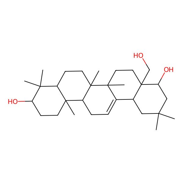 2D Structure of 22alpha-Hydroxyerythrodiol 2D Structure of 22alpha-Hydroxyerythrodiol