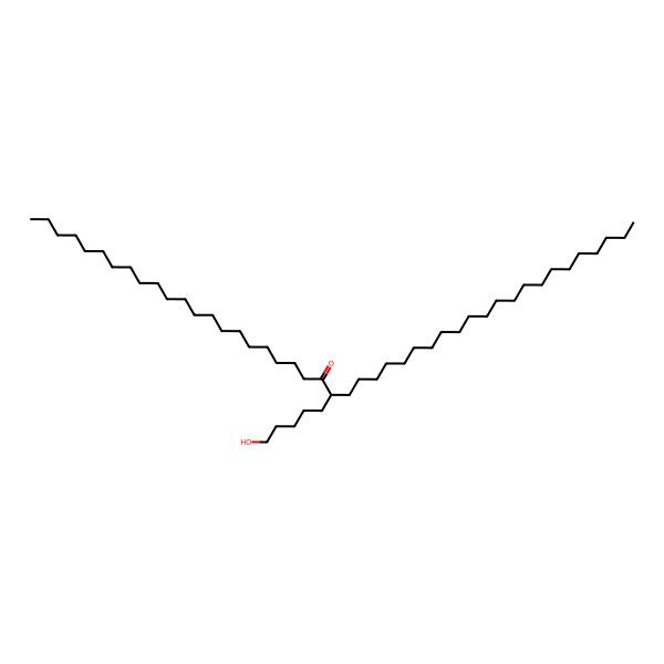 2D Structure of 23-(5-Hydroxypentyl)-22-pentatetracontanone