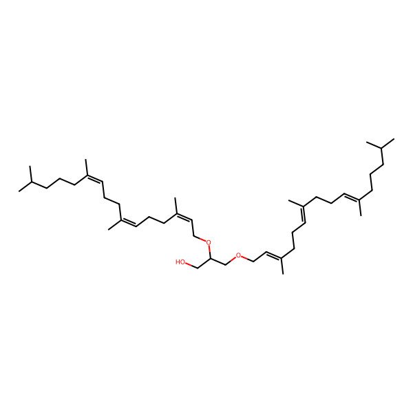 2D Structure of 2,3-Bis(3,7,11,15-tetramethylhexadeca-2,6,10-trienoxy)propan-1-ol