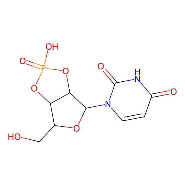 2D Structure of 2',3'-Cyclic UMP