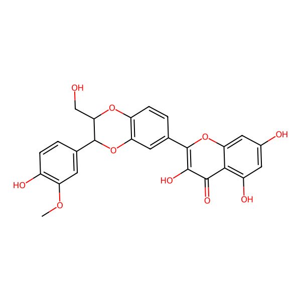 2D Structure of Dehydrosilylbin