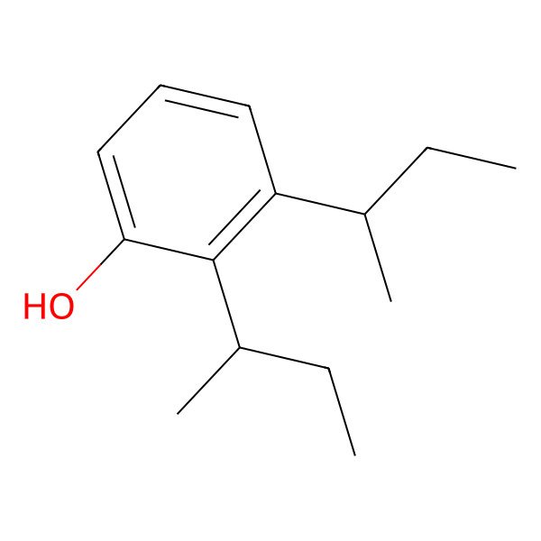 2D Structure of 2,3-Di-sec-butylphenol