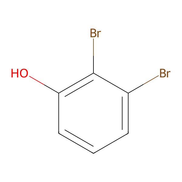 2D Structure of 2,3-Dibromophenol