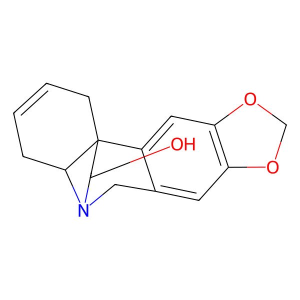 2D Structure of 2,3-Didehydrocrinan-11-ol