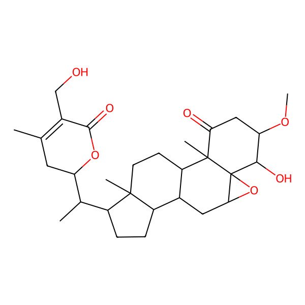 2D Structure of 2,3-dihydro-3beta-methoxy withaferin A