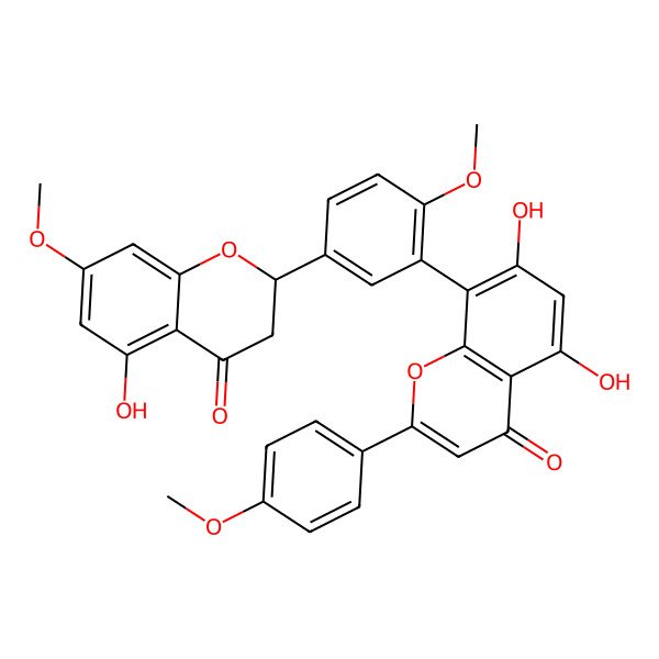 2D Structure of 2,3-Dihydrosciadopitysin 2D Structure of 2,3-Dihydrosciadopitysin