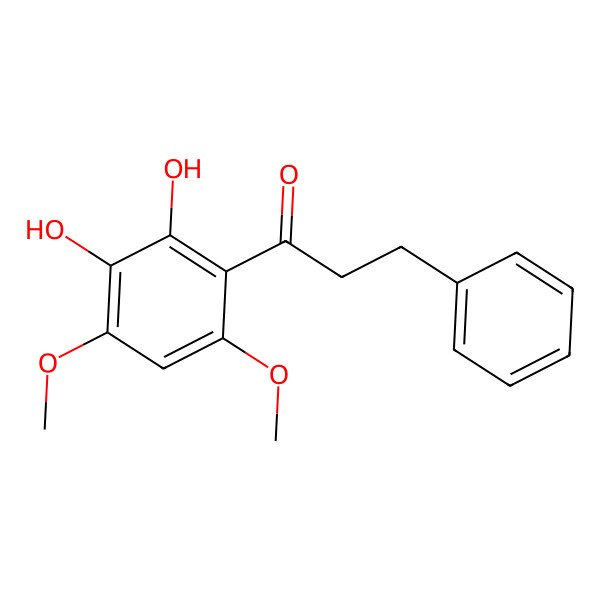 2D Structure of 2',3'-Dihydroxy-4',6'-dimethoxydihydrochalcone