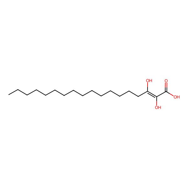 2D Structure of 2,3-Dihydroxyoctadec-2-enoic acid