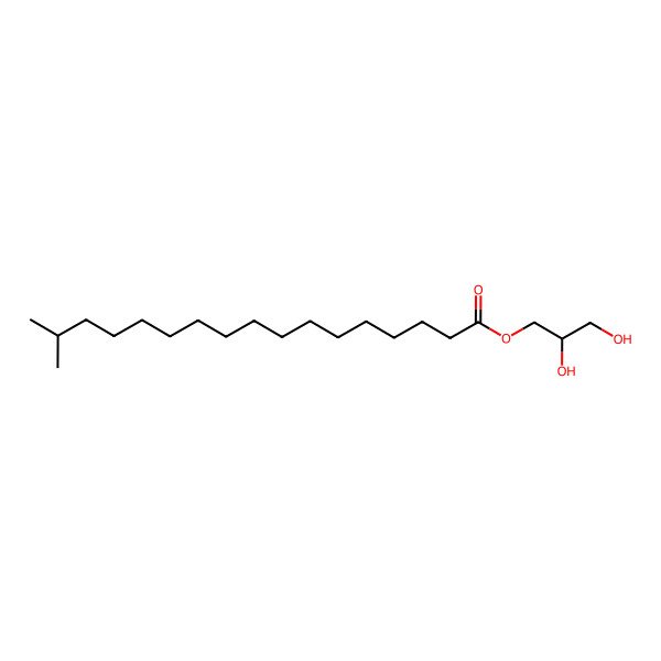 2D Structure of 2,3-Dihydroxypropyl 16-methylheptadecanoate