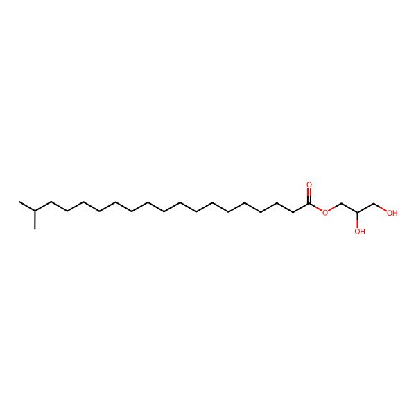 2D Structure of 2,3-Dihydroxypropyl 18-methylnonadecanoate