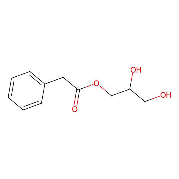2D Structure of 2,3-Dihydroxypropyl phenylacetate
