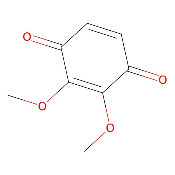 2D Structure of 2,3-Dimethoxy-1,4-benzoquinone