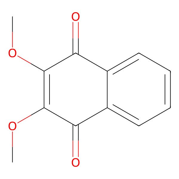 2D Structure of 2,3-Dimethoxy-1,4-naphthoquinone