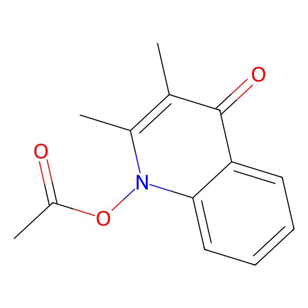 2D Structure of (2,3-Dimethyl-4-oxoquinolin-1-yl) acetate 2D Structure of (2,3-Dimethyl-4-oxoquinolin-1-yl) acetate