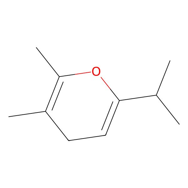 2D Structure of 2,3-Dimethyl-6-isopropyl-4h-pyran